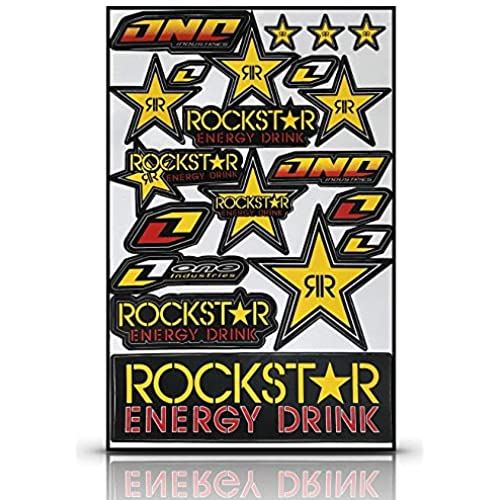ロックスター Rockstar Energy Drink エナジードリンク レーシング ステッカー 防水/耐水 sticker 2