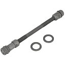 X AUTOHAUX 9.5mmホイールハブアクスルリアアクスル ソリッドシャフト MTB自転車用 ブラック 1個入り