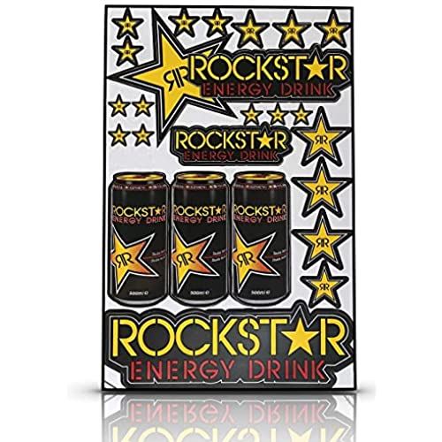 ロックスター Rockstar Energy Drink エナジードリンク レーシング ステッカー 防水/耐水 sticker 5