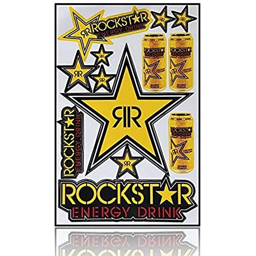 ロックスター Rockstar Energy Drink エナジードリンク レーシング ステッカー 防水/耐水 sticker 1