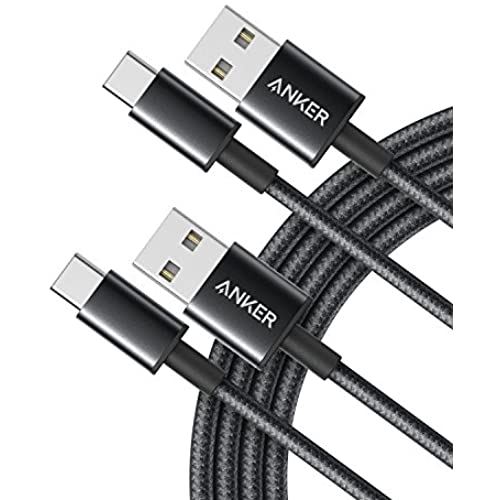 Anker ϋviC USB-C & USB-A 2.0 P[uy2{Zbg / 2dҍ̍ϋviCfށzGalaxy S10 / S10+ / S9 / S9+ / Note 8AXperia XZ3Ή (ubN 1.8m)