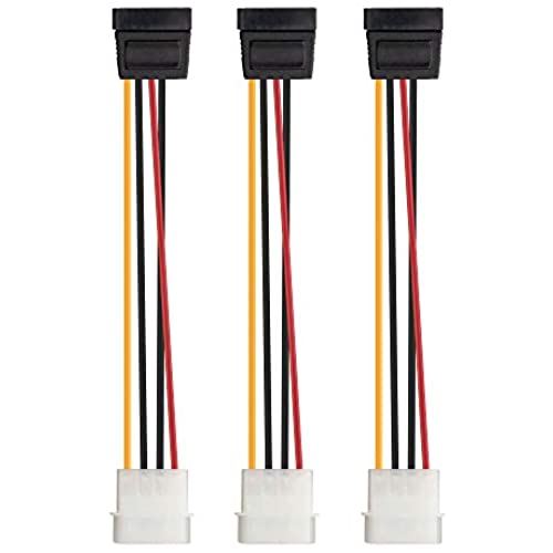 Cable Matters SATA Ÿ֥ å SATAŸ֥ Molex to SATA 4ԥ 15cm 3ܥå