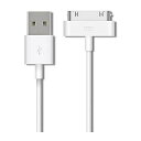 Wedawnベーシック USB ケーブル 充電・データ転送対応 iPhone4/4S/iPod/iPad 1.0m ホワイト