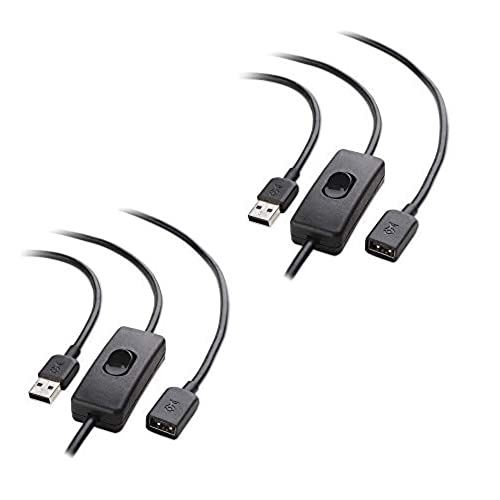 Cable Matters USB P[u XCb`t 2{Zbg USB2.0 P[u On/OffXCb` 0.9m USBP[u Type A IX X R[h USB  ubN
