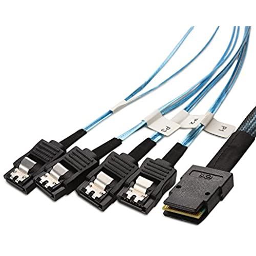 Cable Matters Mini SAS SATAϊP[u SFF-8087 SATA t@AEgP[u 4b`t SATAP[u 1m