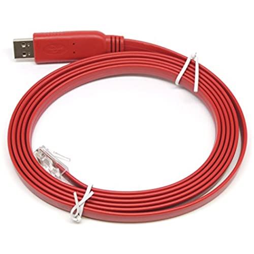 KAUMO USB RJ45 VA R\[P[u FTDI `bviCisco Juniper ȂǂɑΉj (2.0m, bh)