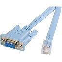 StarTech.com RJ45-DB9 Ciscoコンソールケーブル 1.8m DB9CONCABL6