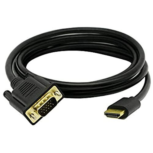 SinLoon HDMI to VGAѴ֥ vga hdmi Ѵ֥ ӥǥ ץ PC С 1.8MHDMI to VGA HD15VGA D-SUBӥǥץ֥꡼ؤ5.9ftHDMIվƥӡץǥ륫顢DVDʤɤŬƤޤ