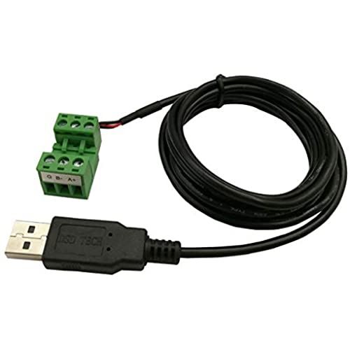 DSD TECH SH-U14 USB-RS485ケーブル FTDIチップ内蔵 ターミナルボード付き 1.8M / 5.9FT