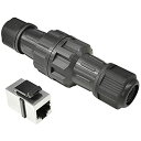 SOLIDCABLE 屋外用 LAN中継アダプタ IP68 Cat5e #LAN-OGC5EJJ