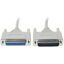uxcell B2525ピンオス-メスシリアルプリンター延長ケーブル2.6M