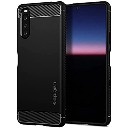 Spigen Xperia 10 III  ȥåץۡ դ [ SOG04 | SO-52B ] TPU ƷMILʼ Ѿ׷ ׷ۼ SONY ˡ ڥꥢ 10 iii  饮åɡޡ ACS02842 (ޥåȡ֥å) Xperia10 III