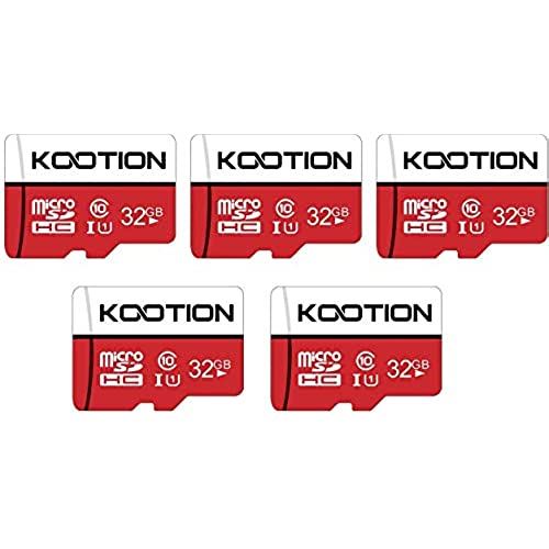 KOOTION microSDカード 32GB(5個セット) SDアダプター付 Class10 UHS-I メモリカード SDXC マイクロSDカード U1超高速転送 ドライブレコーダー スマートフォン デジカメ ターブレッド PC対応 Nintendo Switch 動作確認済