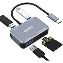 USB C ハブ, atolla USB Type C ハブ sdカードリーダー、 3ポートusb hub 3.0 + SD・microSDカードリーダー、5Gbps 高速データ転送, 軽量 コンパクト防熱強化