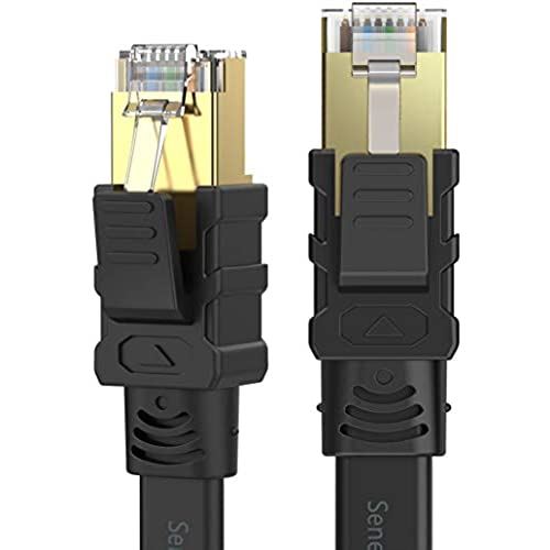 Senetem CAT8tbgLANP[u 10m 40Gbps/2000MHz JeS[8 C^[lbgP[u RJ45 c܂h~ ubN f [^ PS3 PS4 PS5 XboxɑΉ