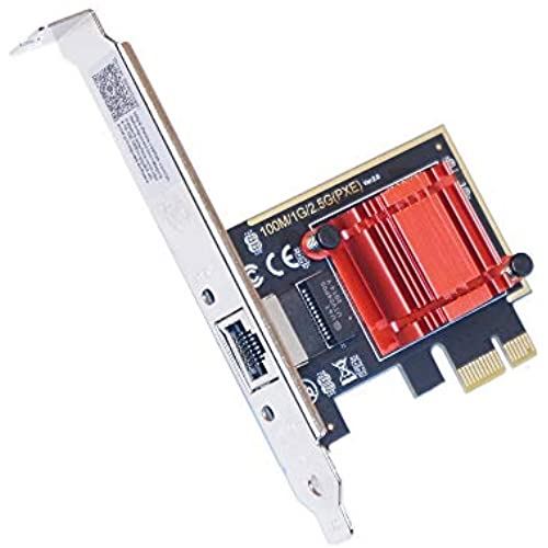 Multi Gigabit Network adapter RJ45 PCIe Lan Card ヒートシンク付 安定動作 (2.5 GigaBit rev.B)