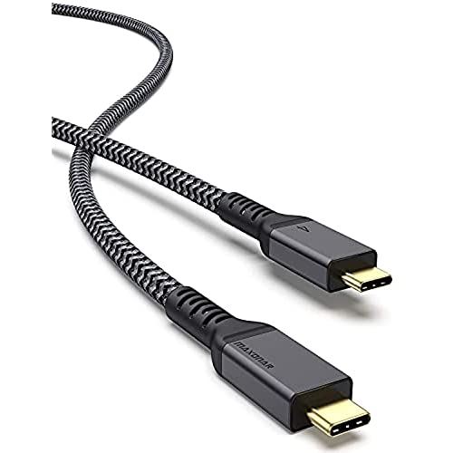 Thunderbolt 4 P[u USB 4.0 Cable 2m 8K 40Gbps T_[{g 4P[u USB Type C 100W }[d PDΉ thunderbolt 3/ type-c/ usb 3.1 3.0ɂΉ