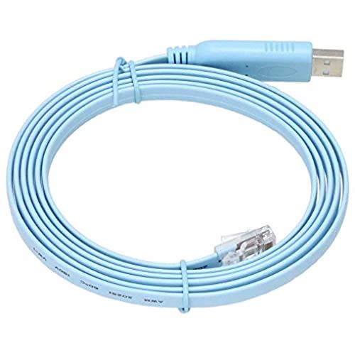 KAUMO USB RJ45 VA R\[P[u FTDI `bviCisco Juniper ȂǂɑΉj (1.8m u[)