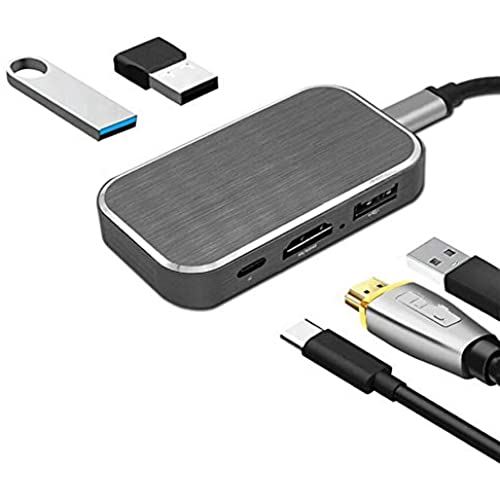 CANEOV USB C ハブ HDMI搭載 4K 60HZ USB3.0 5Gpbs超高速データ転送 PD急速充電 5in1 USB-C充電ポート 2020 Mac Air MacBook Pro 13/15 Switchも対応