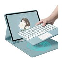 iPad Air 4 キーボード ケース 丸いキー タッチパット搭載 丸型キートップ 可愛い 2020新型 10.9 インチ アイパッド エア4 分離式 カラー...