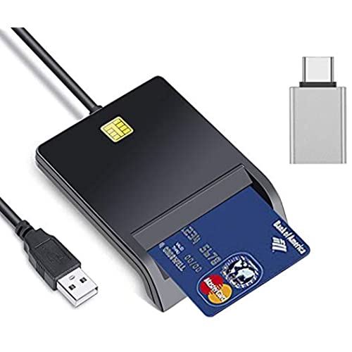 NEIWAI 接触型 IC カードリーダーライター 多機能 USB接続(国税電子申告・納税システムe-Tax、地方税電子手続き等) USB Type-C 変換アダプタ付き 小型 軽量