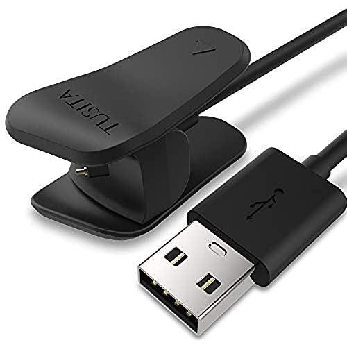 TUSITA対応：ガーミン 充電 Garmin Vivosmart 4 充電器-100cm USB 充電ケーブル - スマートウォッチアクセサリ[急速充電/超高耐久性]