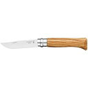 OPINEL(オピネル) ステンレスチール#8 オリーブウッド 415268.5cm(4)