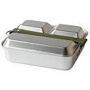 amabro MESS KIT PAN (Square) Aluminum アマブロ メスキットパン スクエア