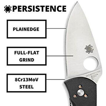 Spyderco スパイダルコ Persistence パーシスタンス G-10 Plain Edgeナイフ