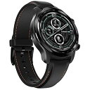 TicWatch Pro 3 スマートウォッチ Wear OS by Google Snapdragon Wear 4100 二重層ディスプレイ 電話発着信/LINE通知 GPS内蔵 睡眠トラッキング IP68防水