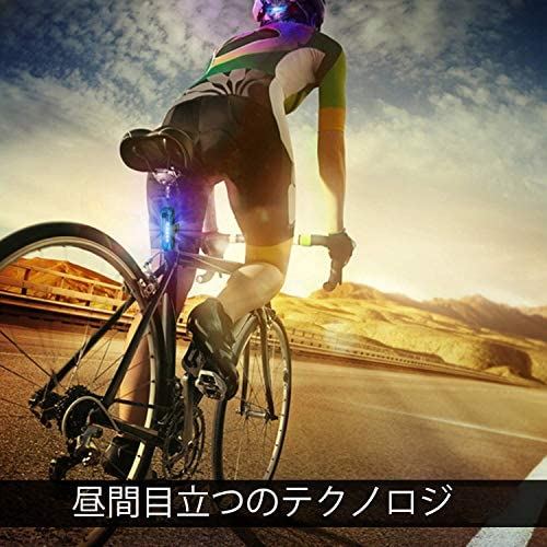 自転車 テールライト 2個セット USB充電LEDライト 防水点滅サイクルライト 4点灯モード セーフティーライト 夜間走行の視認性をアピール 簡単装着 (青)