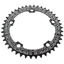 RACE FACE(レースフェイス) Narrow Wide 110 mm BCD 42t Chainring 9 12sp BCD : 110 7075 - t6アルミ ブラック RNW110X42BLK_Noir