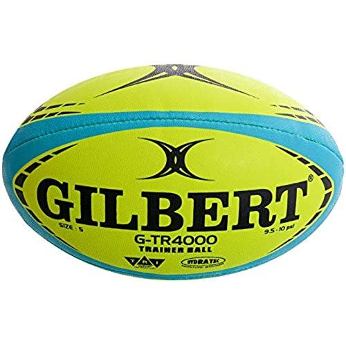 Gilbert G-TR4000 ギルバート ラグビーボール練習用3号 青緑x黄色 [並行輸入品]