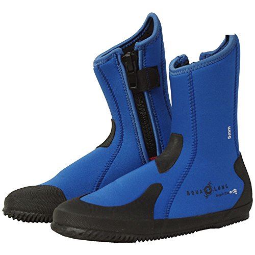 AQUALUNG(アクアラング) 5mm エルゴブーツ(ファスナー付きブーツ) Ergo Boots (BL(ブルー), 25)