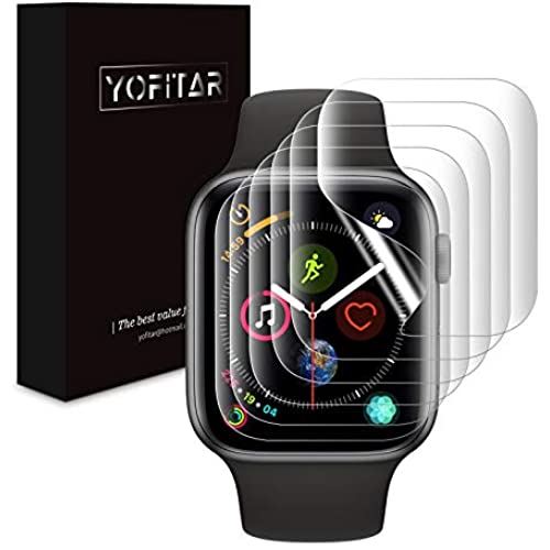 『6枚セット』YOFITAR Apple Watch 用フィルム 44mm アップルウォッチ Series 6/5/4/3/2/1 Apple Watch SE用画面保護フィルム 24時間自動修復技術 TPUフィルム ... 透明 『6枚セット』YOFITAR Apple Watch 用フィルム 44mm アップルウォッチ Series 6/5/4/3/2/1 Apple Watch SE用画面保護フィルム 24時間自動修復技術 TPUフィルム ... 透明