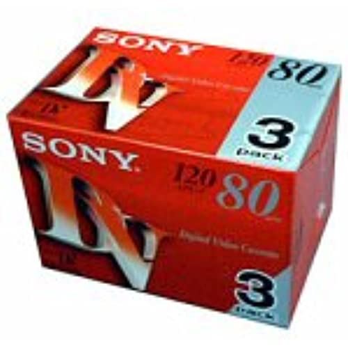 SONY 3DVM80R3 ミニDVカセット 80分 ICメモリーなし 3本組