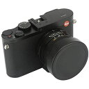 Haoge メタルフロントレンズキャップカバー for ライカ Leica Q Q2 Q-P QP Typ 116 Typ116カメラ用 ブラック