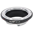 Haoge レンズマウントアダプター Konica ARレンズからLeica M LMマウントカメラ用 M240 M240P M262 M3 M2 M1 M4 ...