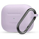 【Spigen】 Apple AirPods Pro ケース カラビナ リング 付き シンプル シリコン 収納ケース 軽量 キズ防止 防塵 衝撃 吸収 ワイヤレ...