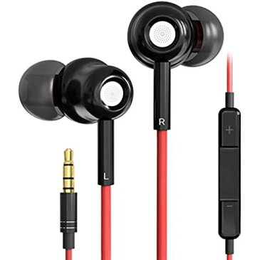 【2021高級版】M12 イヤホン 有線 カナル型 高音質 マイク付き イヤフォン ノイズキャンセリング ハイレゾ メタルイヤホン 通話可能 リモコン付き 音量調整 3.5mm ジャック Android PC