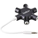 BELKIN ロックスター マルチヘッドフォン スプリッタ (ブラック) 並行輸入品