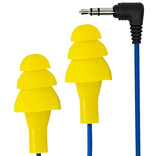 Plugfones 1st Generation Yellow Ear Plug Earbuds by Plugfones
