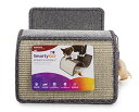 SmartyKat ScratchScroll Multi Surface Scratcher w/Toy-Assorted-Butter or Stone 19