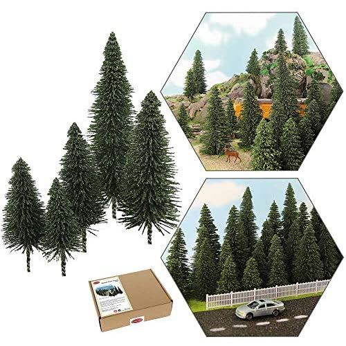 松の木モデル 樹木 モデルツリー ツリー模型 40本 HO OOゲージ用 5.2-12.6cm風景 箱庭 鉄道模型 建物模型 情景コレクション ジオラマ 教育 DIY