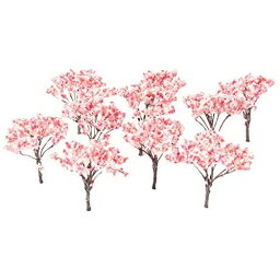 20個入り 桜 モデルツリー 樹木 木 桜の花 ピンクフラワー 鉢植え用 鉄道模型 風景 鉄線 モデル トレス 情景コレクション ジオラマ 建築模型 電車模型 OO HOスケール 6.5cm