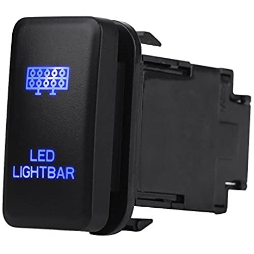 12V ブルー LED カーオートロッカースイッチ オンオフスイッチ トグルスイッチ カーロッカースイッチ トヨタ ハイラックスランドクルーザー用 LEDライトバー