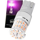 ぶーぶーマテリアル T10 LED ピンク 全8色 凄く明るい ポジションランプ 12V 無極性 定電流回路 T16互換 2個 8.ピンク