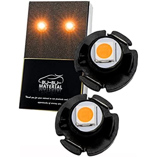 ぶーぶーマテリアル T3 LED アンバー 明るいパワーバルブ メーター球 パネル球 12V オレンジ 4個