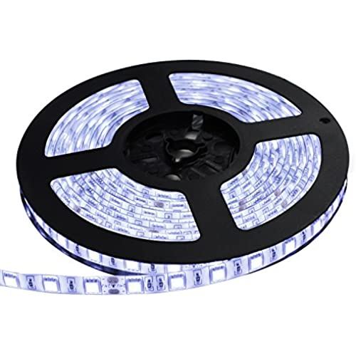 LEDテープライト 24V 防水 両端子 5メートル 3チップ (白色/白ベース)