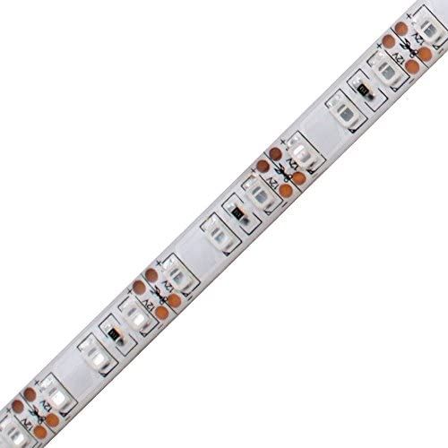 【2本入り】 高密度 120LED/m 12V 防水 LED テープライト 1チップ 10cm (白ベース) 発光色：赤色